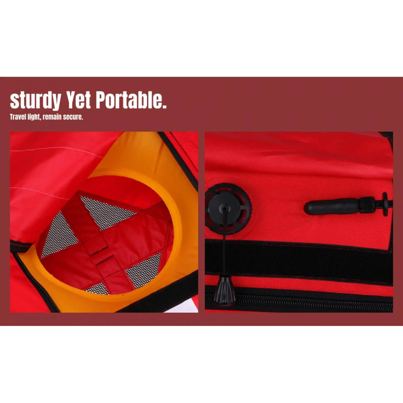 Surface Marker Buoy Durable TPU Nylon Inflatable Freediving Float with Handles for Snorkeling and Dive Training