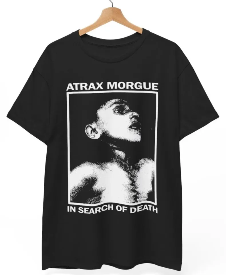 Atrax Morgue In Search of Death T-Shirt, Music Band Rock Punk Metal, Unisex tee