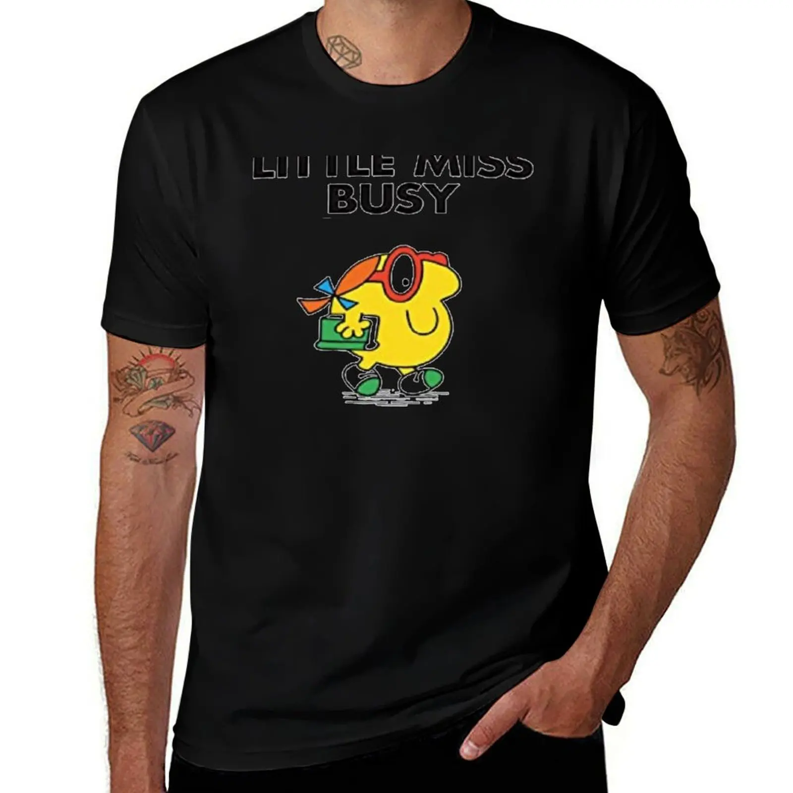

Little Miss Busy T-Shirt man t shirt summer t shirt man casual