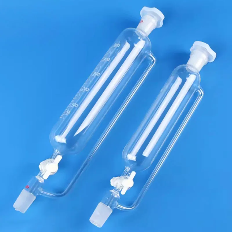 250ml-500ml-constant-pressure-ptfe-dripping-funnel-reaction-kettle-with-scale-high-borosilicate-glass-acid-and-alkali-resistance