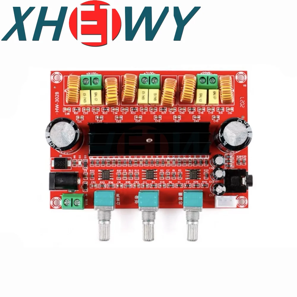 Carte d'amplificateur de puissance de caisson de basses numérique XH-M139 2x50W 100W 2.1 canaux TPA3116wiches 3 canaux sonores économie d'énergie Pure HiFi Music