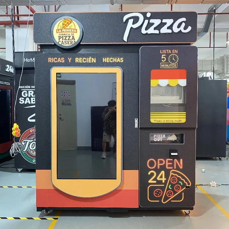 Intelligent Temperature‑lock Pizza Vending Machine Precise Heating Control Unmanned Automatic Maker For Perfect Pizza Production