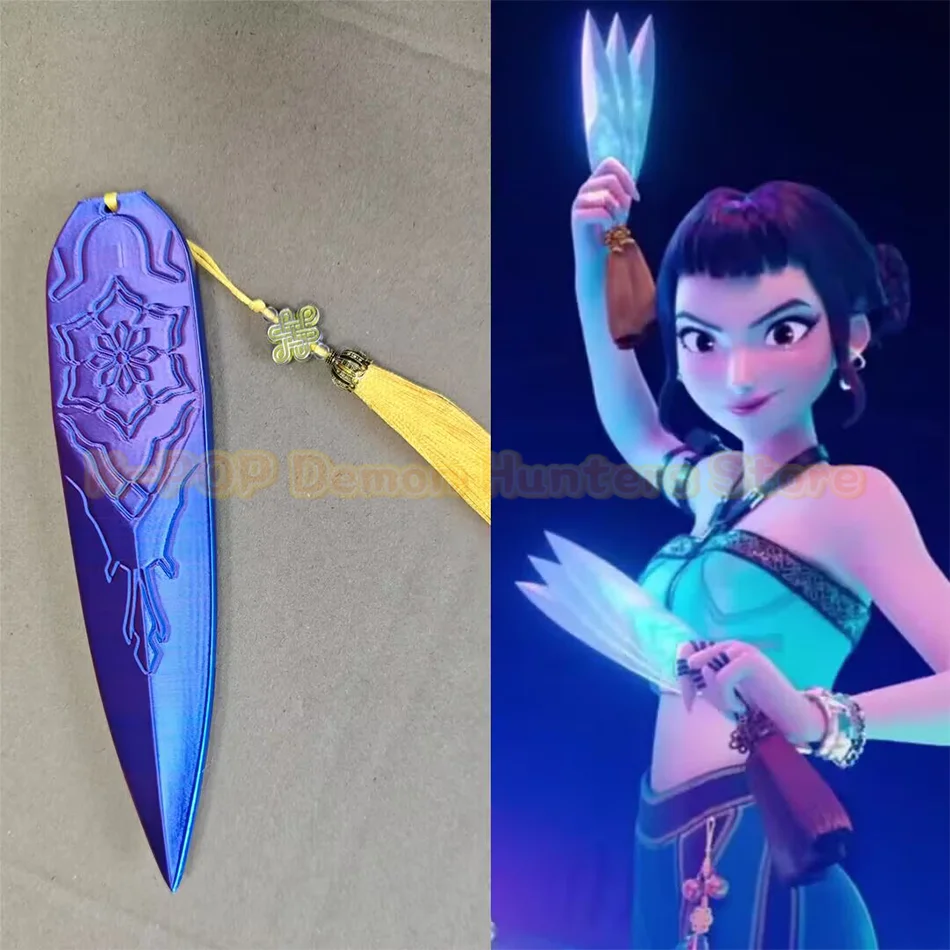 2025年新作アニメコスプレ小道具 ゾーイ KPOP HUNTER ゾーイ武器 投擲ナイフ デーモンハンター ハロウィンパーティーアクセサリー 女の子向け