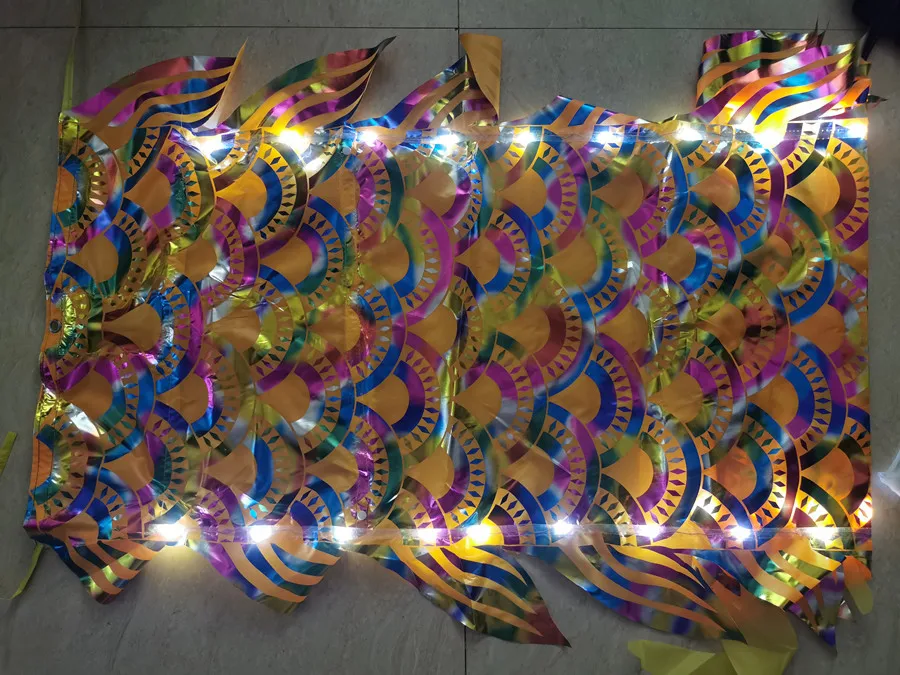 180 Styles Customized Chinese Dragon Dance Props With LED Traditional Culture School Dance Performance New Year Toys Novelty