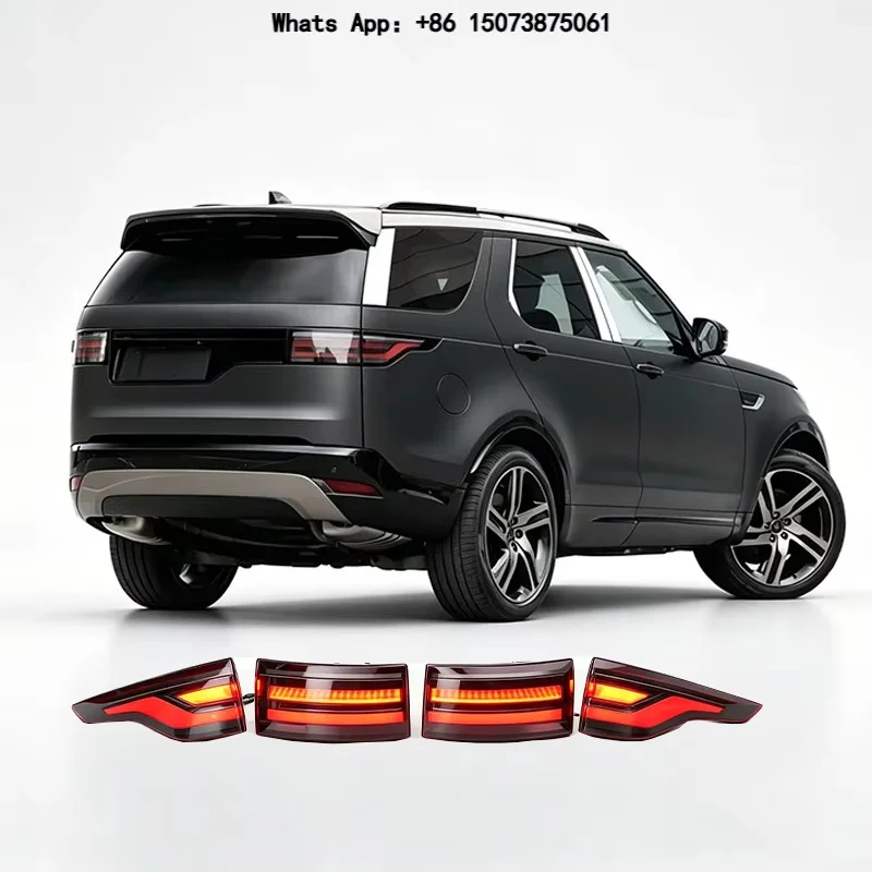 For High-Spec LED Tail Lights with Red Lens 5000 Lumens for New 2018 Lan-d Ro-ver Discovery 5 Upgrade