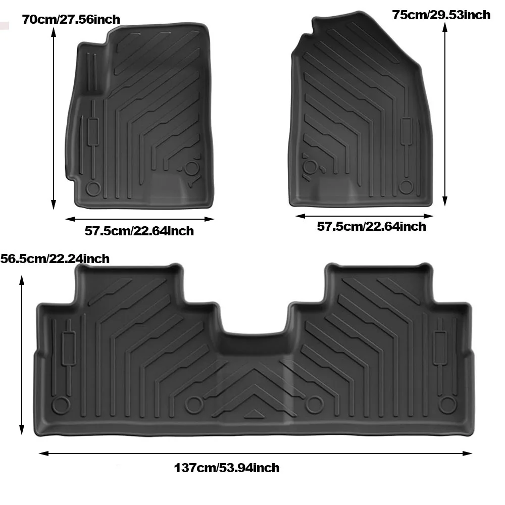 For Jetour X70 PLUS 2021-2025 TPE Foot Mats