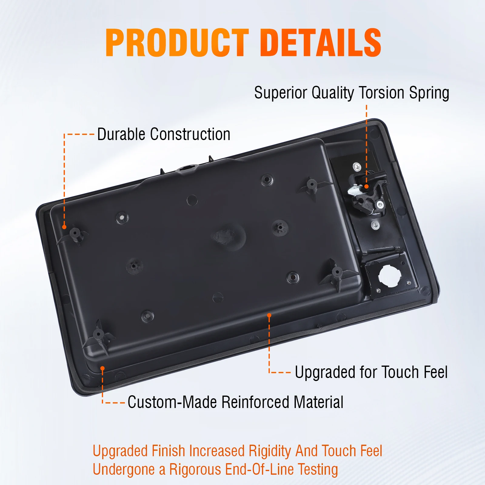 الخارجي مقبض الباب الخلفي لوحة ترخيص قوس الباب الخلفي البضائع استبدال المباشر لفورد 1992-2007 رقم الجزء 6C2Z15434A20AA #4