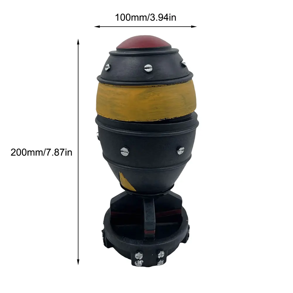 الراتنج Nuke قنبلة صندوق تخزين قنبلة نووية سطح المكتب زينة صندوق تخزين صغير ديكور للمنزل غرفة نوم مكتب منضدية الديكور