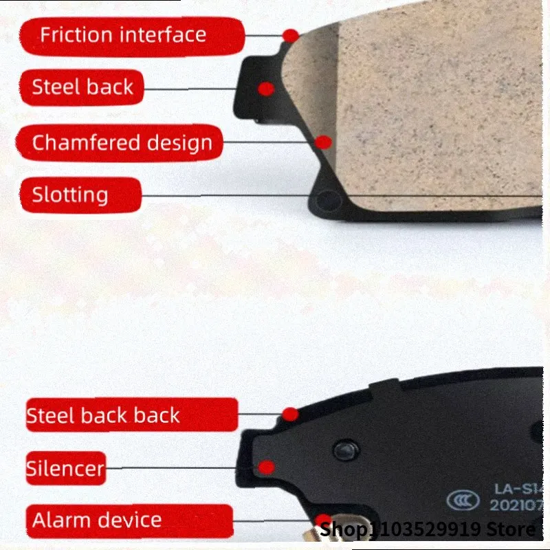 Front Brake Pads For Saic Maxus T90 T90ev Electric Vehicle/Auto Parts
