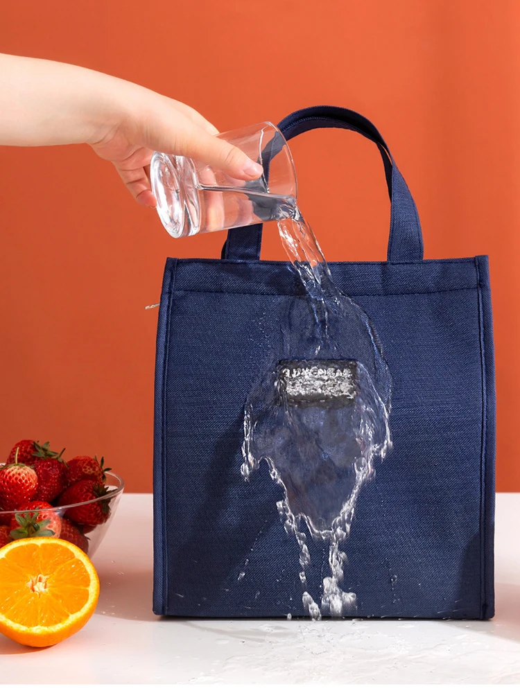 Tragbare Isoliertasche mit großer Kapazität, Lunchtasche für Studenten und Arbeit – Detail 3