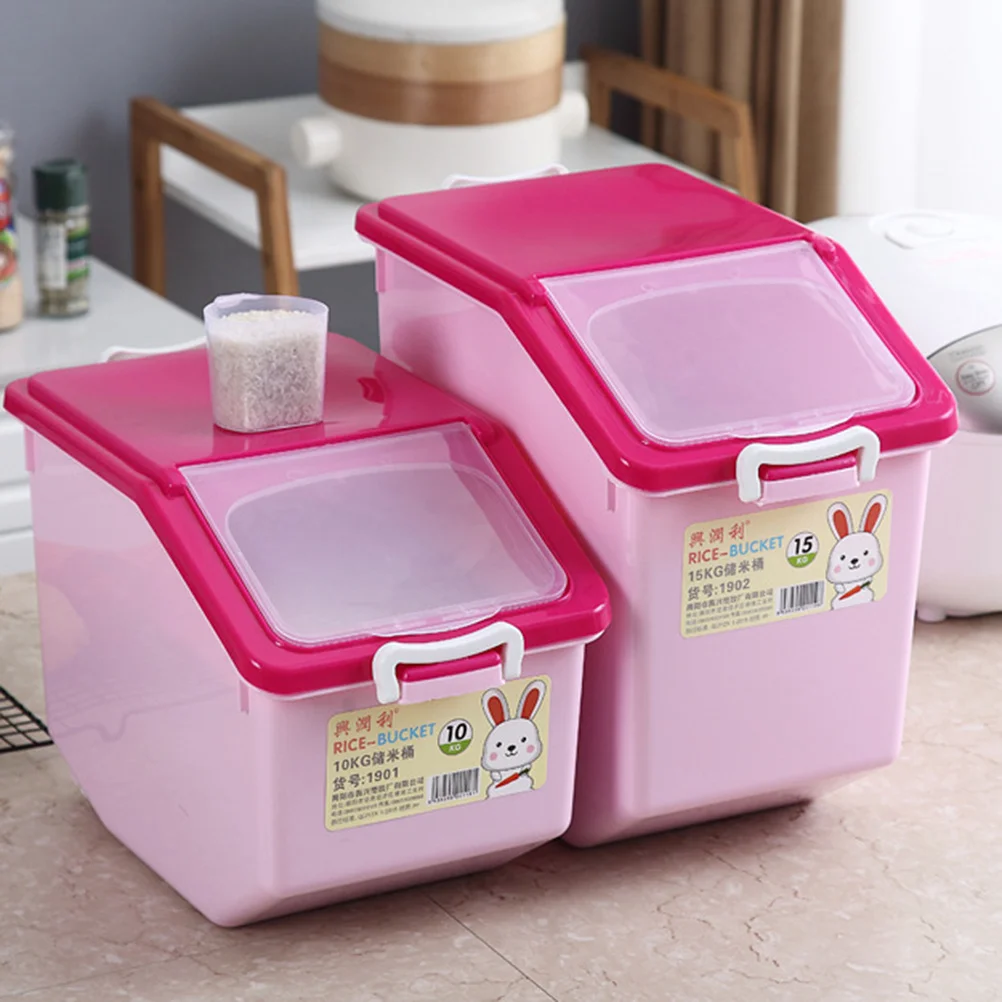 

10Kg Rice Storage Box Moisture Proof Insect Resistant Kitchen Container for Flour Sugar Pasta Coffee Nuts Food Organizer