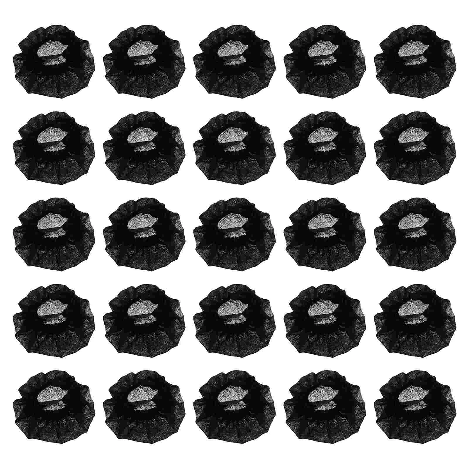 200 Pcs Microphone Windscreen Filter Sponge Cover Non-woven Filters Black Fabric Sleeve