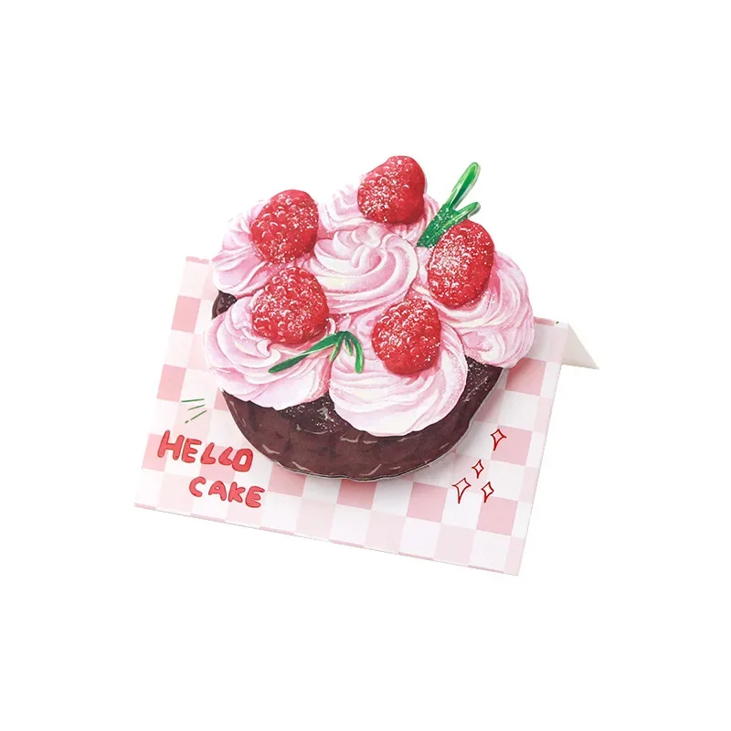 8pcs/lot Bread Toast Special-shaped Sticky Notes Ins for High-looking Students Sticky Personalized N Times Stationary Sticky Tab image 5