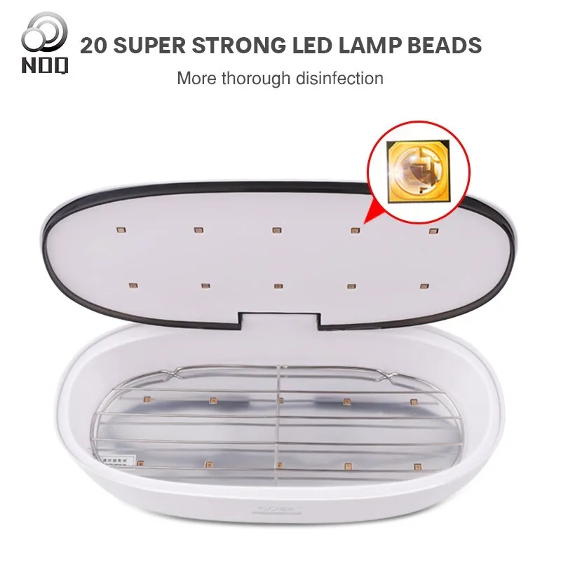 New 59S UV Sterilization Box 20pcs Leds Disinfection Box For Dry Manicure Esterilizador Machine Nail Tools Storage Box