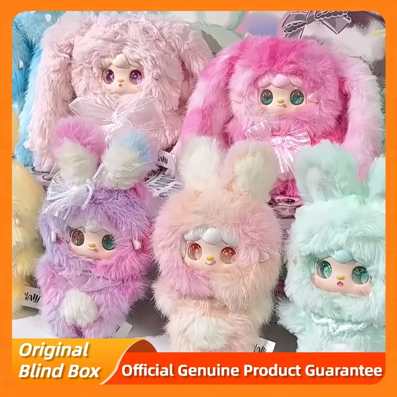 

Genuine Yooki Hopping Bunny Series Blind Box Kawai Vinyl Plush Bag Pendant Doll Yooki Mystery Box Trendy Toys Birthday Gift
