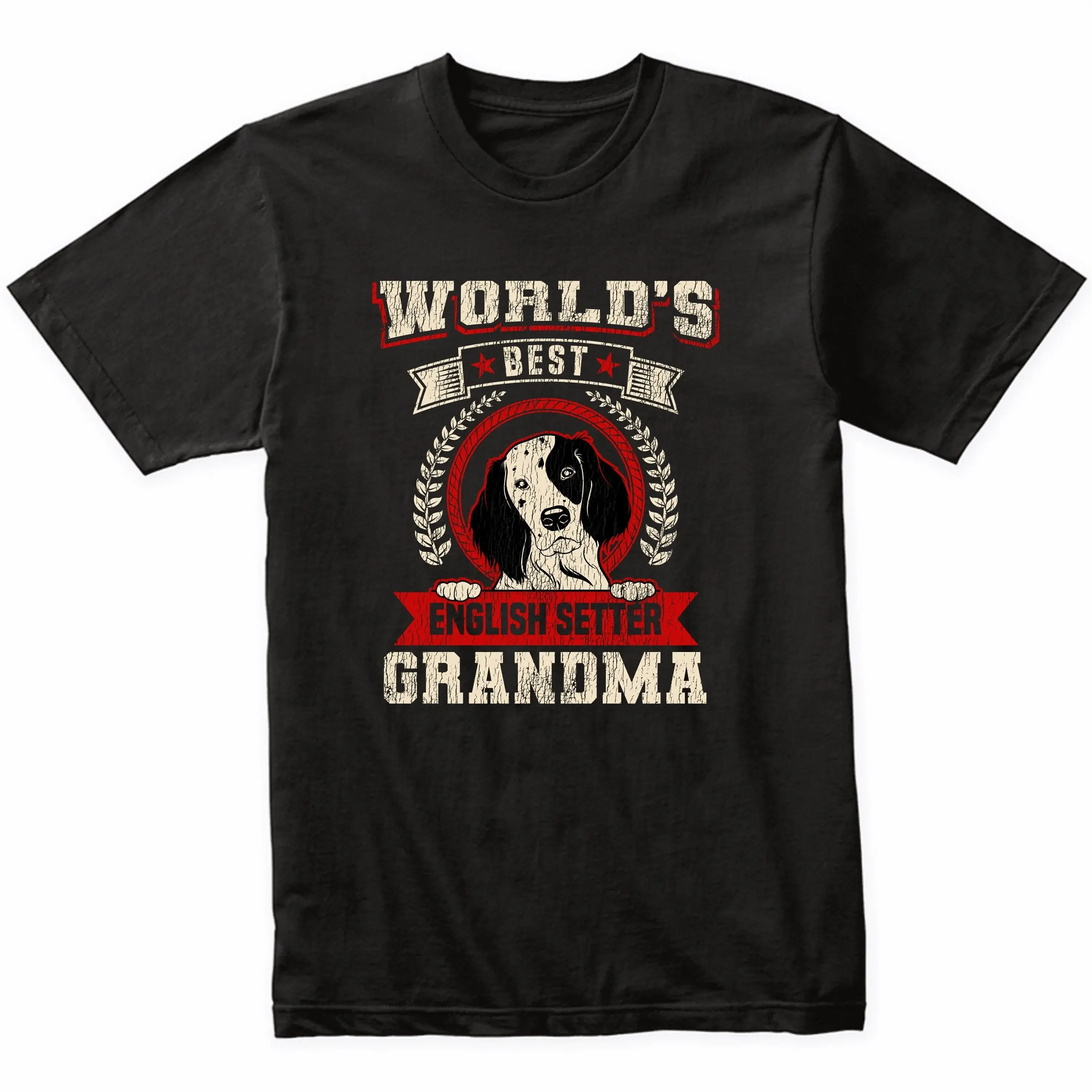 World'S Best English Setter Grandma Dog Breed T Shirt