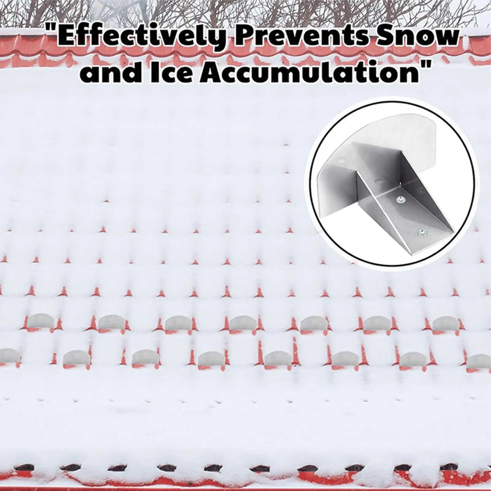 Металлические снежные ограждения на крышу