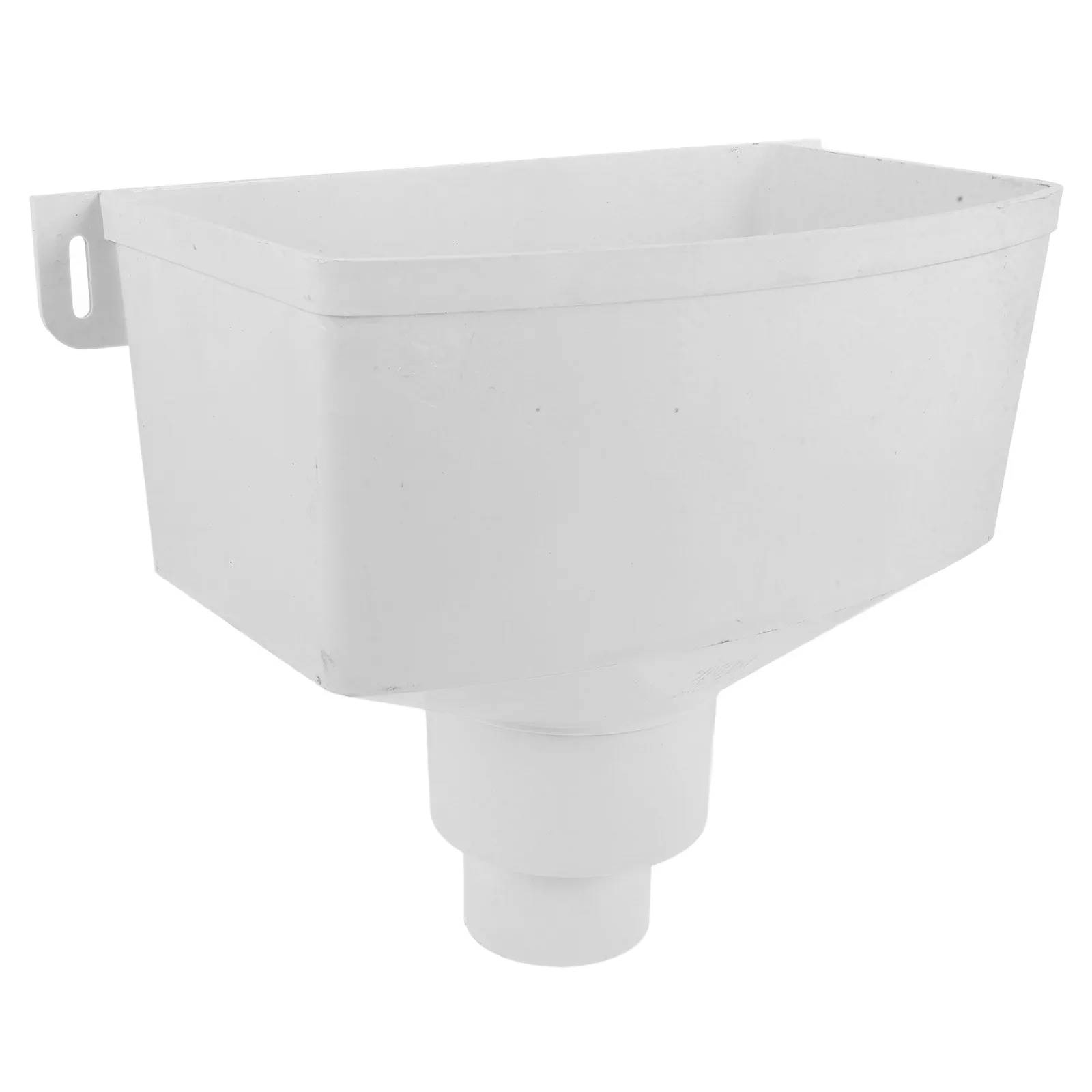 Sturdy PVC Gutter Adapter for Downspout Connection Wide Mouth Design Prevents Clogs Rain Gutter Parts and Accessories Rainwater