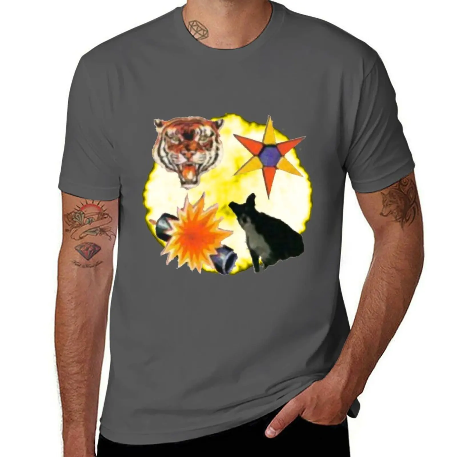

3 EPS Tribute Art T-Shirt Big Size Simple T-Shirt