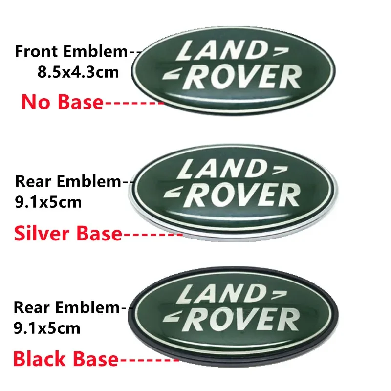 Pegatina de insignia de maletero de rejilla delantera de coche, decoración deportiva para Land Rover Discovery Range Rover Evpque Defender Velar