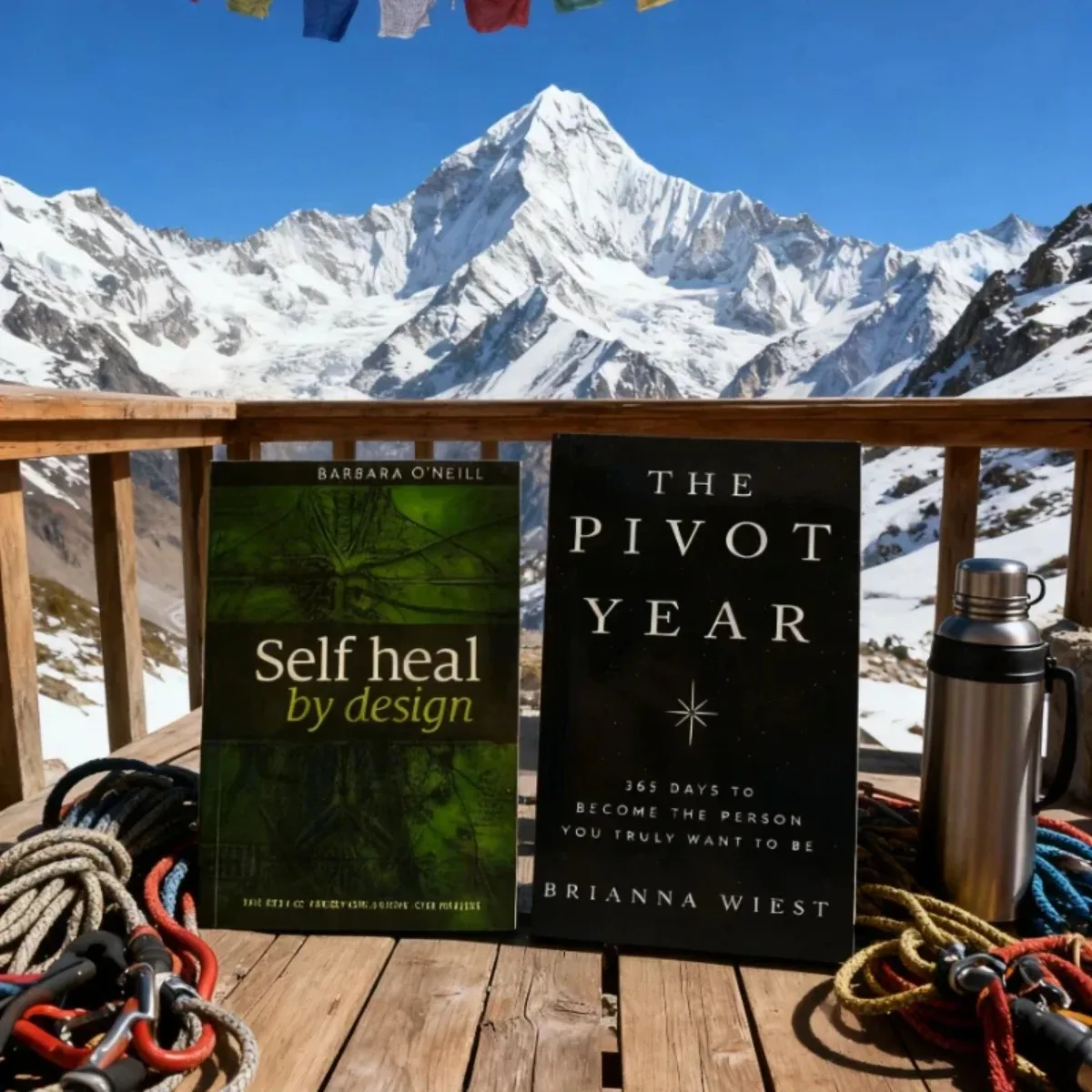 

《The Pivot Year》+《Self Heal By Design》Book Set - Navigate Turning Point: Conscious Healing & Intentional Growth Practical Guide