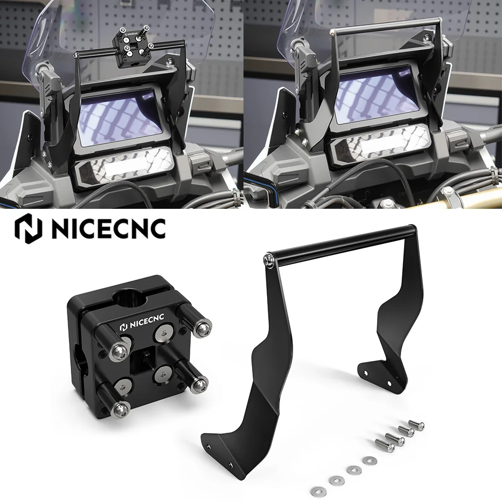 

For Honda Africa Twin CRF1100L Africa Twin /Adventure Sports 2020-2025 2024 GPS Phone Navigation Bracket Holder AMPS Hole