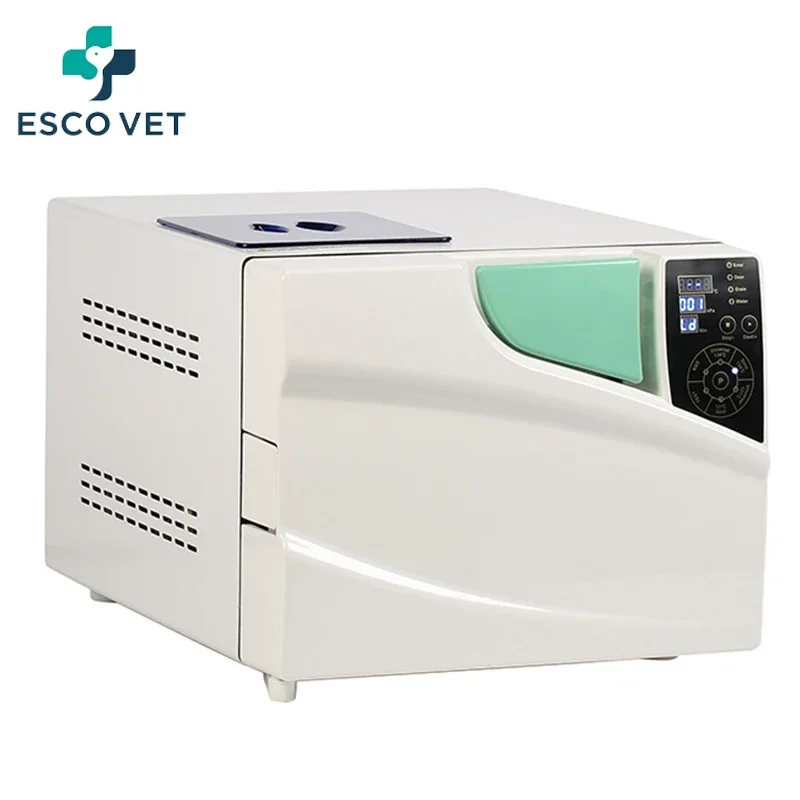 EscoVet Wholesale 8L Hot Selling High Pressure Steam LED Dental Autoclave Sterilizer Equipment For Vet