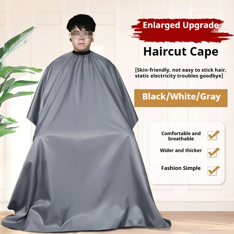 

140x120cm Waterproof Hair Cutting Gown Barber Salon Cape Hairdresser Apron Hairdressing Styling Cloth