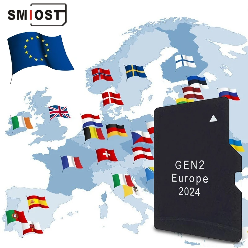 Navigation GEN2 Upgrade 2024 EU North America GPS Maps for Subaru Legacy Outback Levorg Impreza Vehicle GPS TF Memory Card