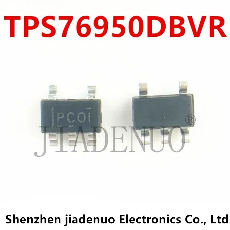 (10pcs)100% New TPS76950DBVR DC-DC IC Logo PCOI SOT23-5  Chipset