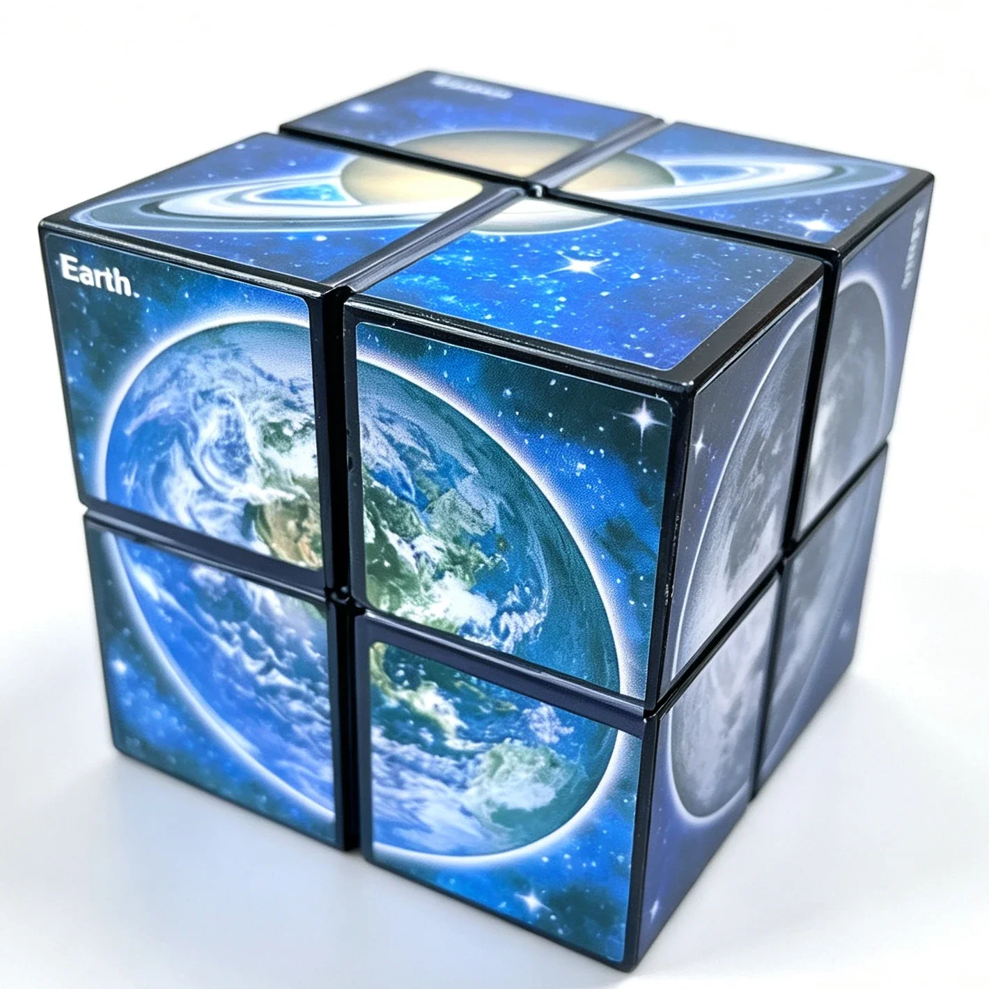 2 in 1 Star Sky Magic Cube Toy Infinite Cube Fidget Toy Puzzle Twist Toy Creative Stress Relief Plaything Birthday Gift