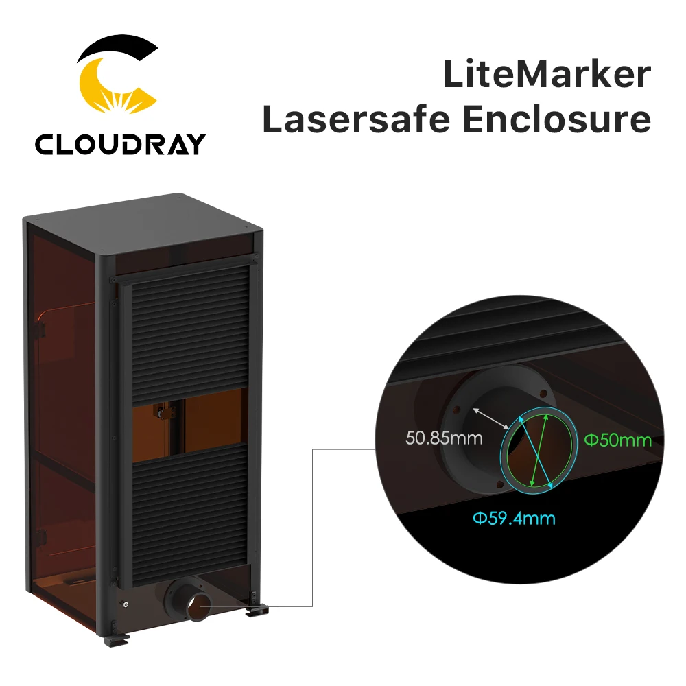 غطاء حماية لآلة وضع علامات الألياف Cloudray لـ 500 Lift LiteMarker حماية ليزر حماية العينين والجلد #5