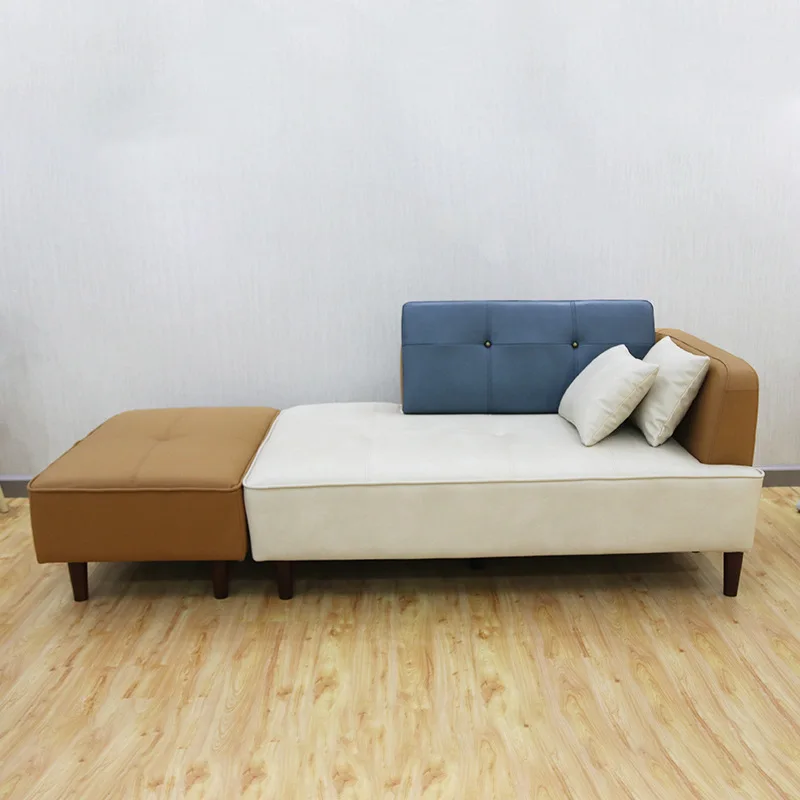 Modern simple Japanese fabric sofa Nordic style small apartment technology cloth sofa living room furniture