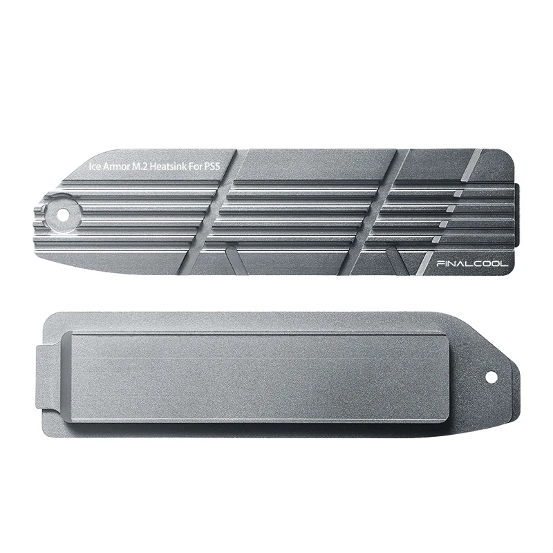 FinalCool IceArmor PS5 Heatsink for PS5 Internal PCIe M.2 NVMe 4.0 Gaming SSD, Magnesium Aluminum Alloy Designed