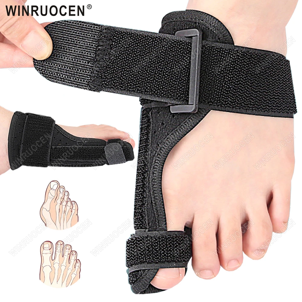 

Bunion Corrector Hallux Valgus Correction Adjustable Splint Brace Orthopedic Thumb Toe Separator Big Toe Straightener Breathable
