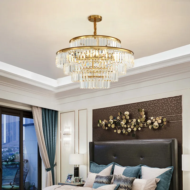Postmodern, simple, creative, living room, French, light luxury, high-end, crystal, chandelier