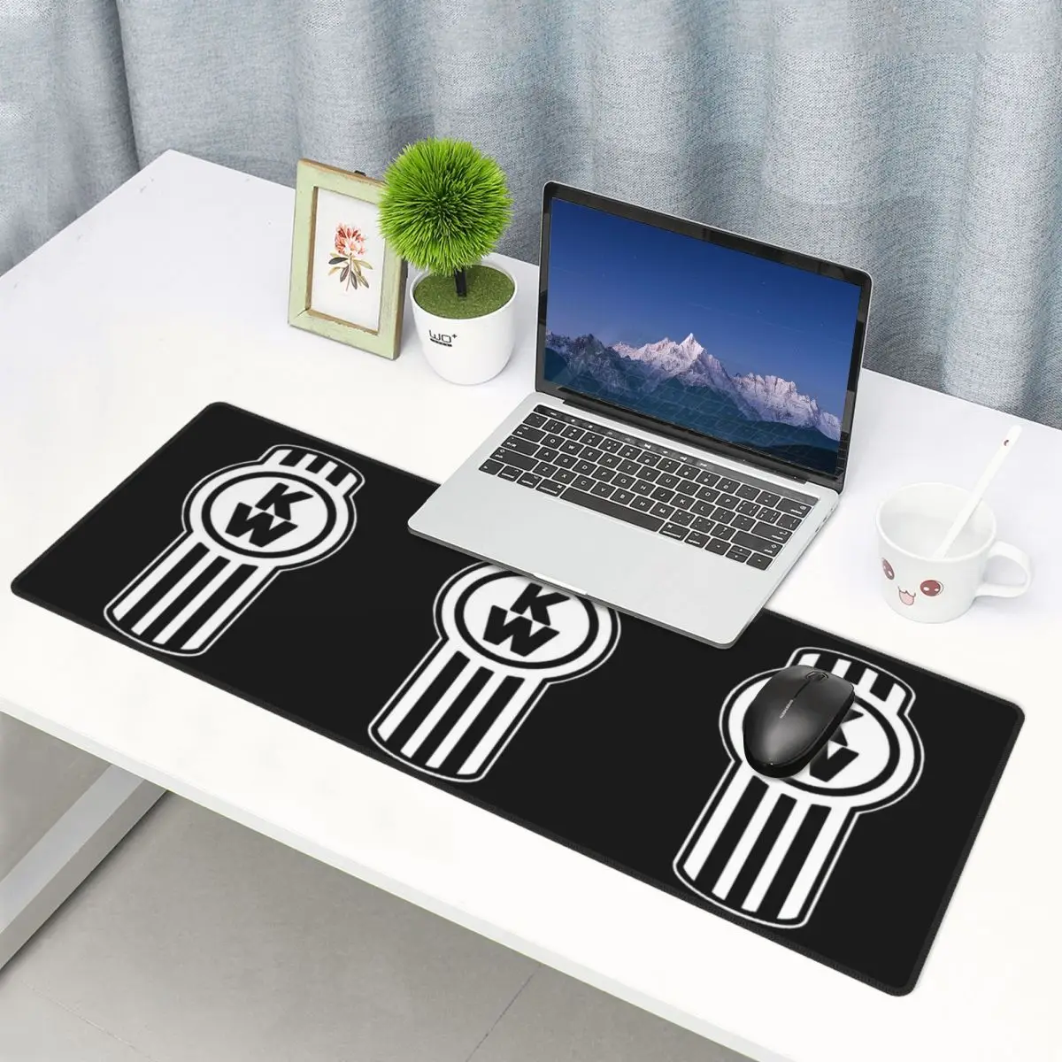 Large Mouse Pad Kenworth Truck Logo Gamer PC Laptop Mats Keyboard Carpet Computer Gaming Office Accessories Desk Mat