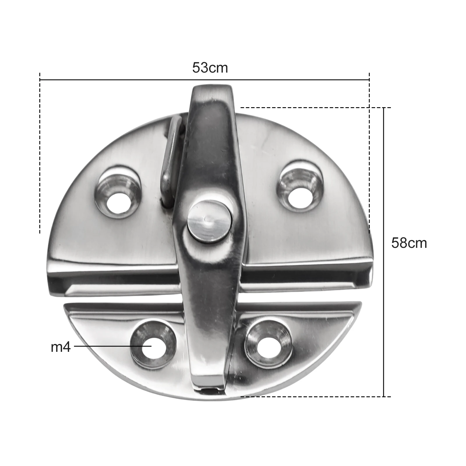 Boat Accessories Marine Door Catch Boat Door Lock User-Friendly Installation 316 Stainless Steel Material For Access Doors