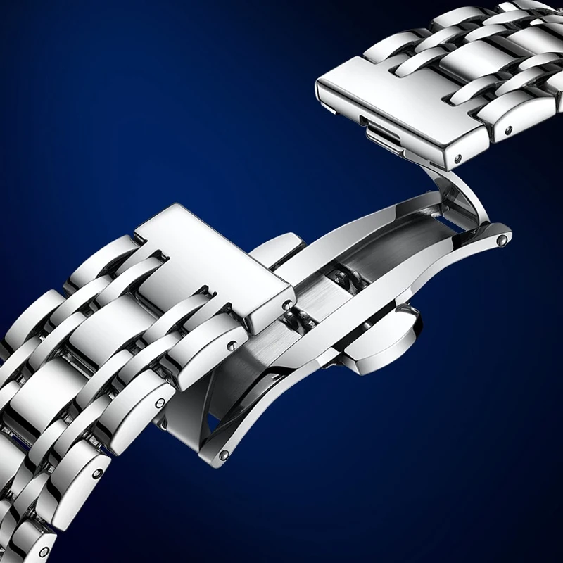 Mark Fairwhale Brand Men's Business Automatic Tourbillon Watch Luxury Mechanical Watch Man Diamond Waterproof Sports Watch Men