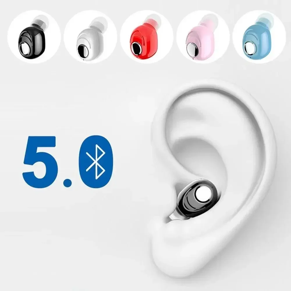 Carpbaba X8 Single Side Mini Sweatproof Business Unilateral Sport In-Ear Earphones Headset Bluetooth Earbuds Wireless Headphones