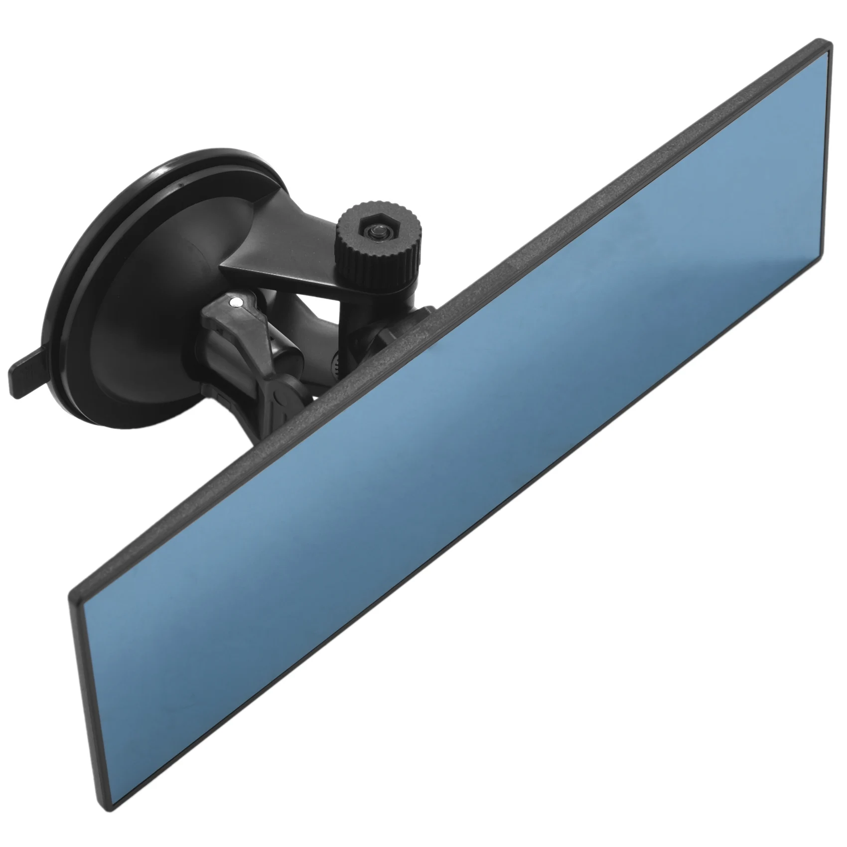 A56P-Car Rear View Mirror, Anti-Glare Universal Car Truck Interior Rearview Mirror With Suction Cup Blue Mirror - Reduce Blind S