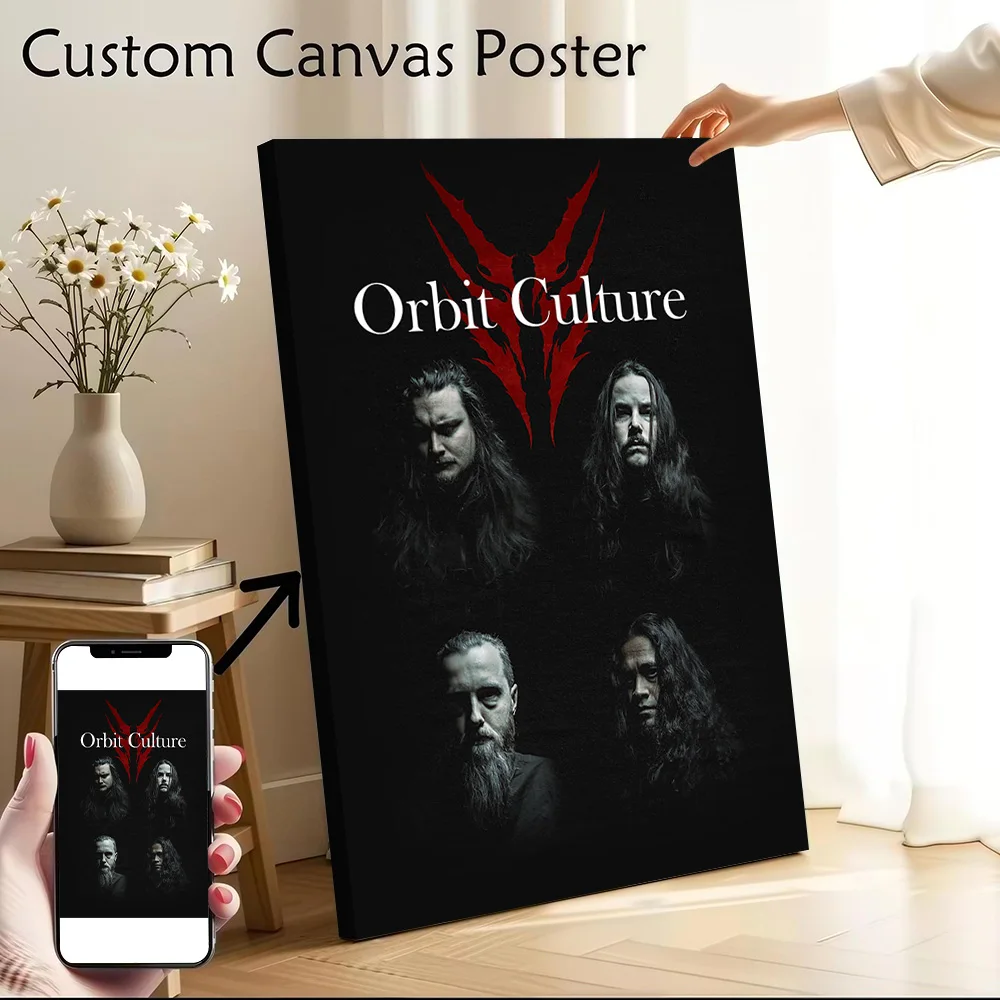 Orbit Culture Band Photo Poster Canvas Wall Art Custom Photo Print Modern Painting for Fans Decoration Living Room Bedroom Mural