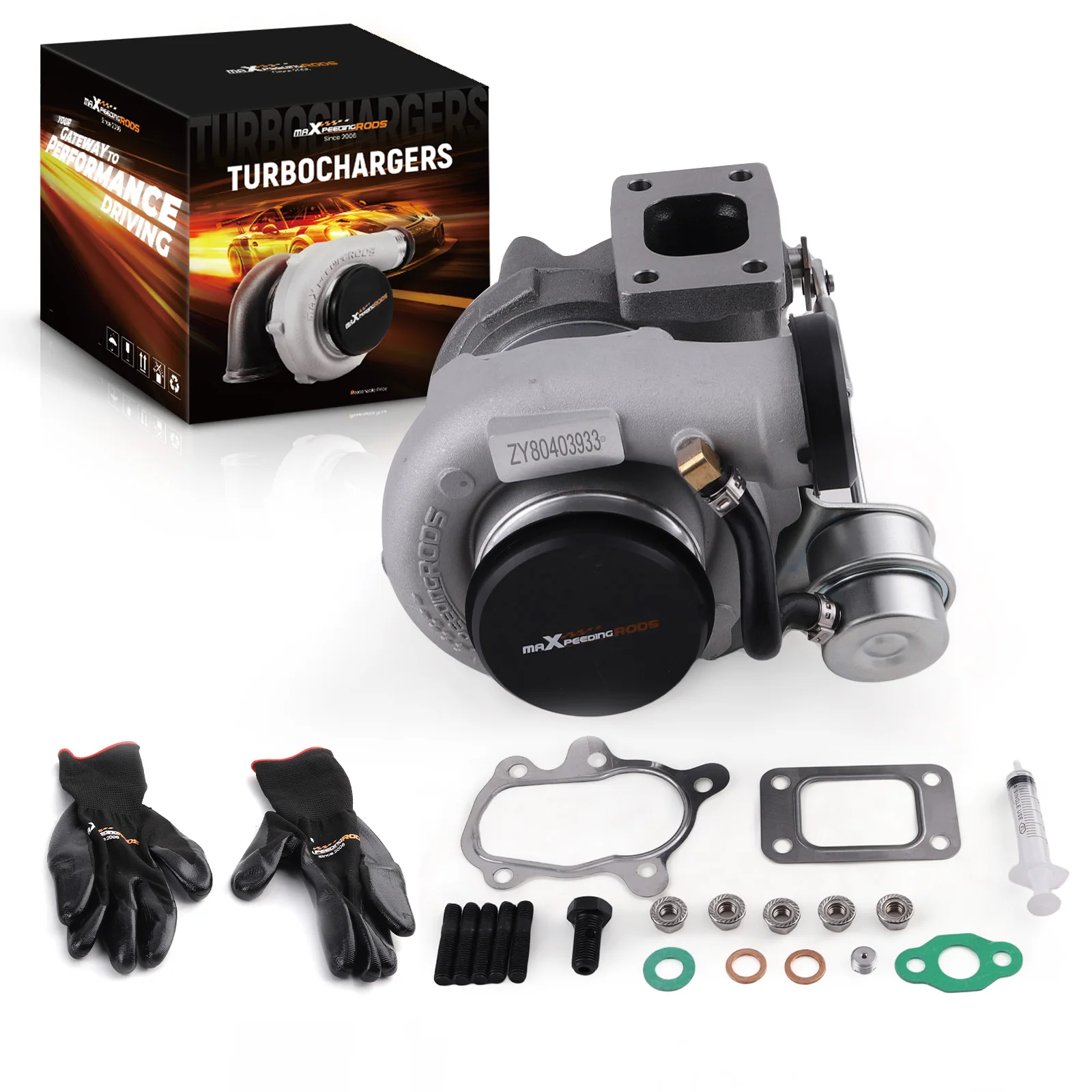 T25 Turbo GT2871 GT28 Universal T28 GT2860 Turbo Turbine A/R .64 Universal-Turbolader für 1,5-2,0L Billet-Turbolader-Turbine bis zu 400 PS