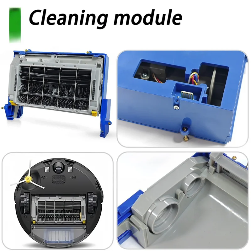 لماذا-وحدة تجميع رأس تنظيف إطار الفرشاة الرئيسية لسلسلة Irobot Roomba 500 600 700-قطع الغيار تناسب الموديلات 550 560 650 77