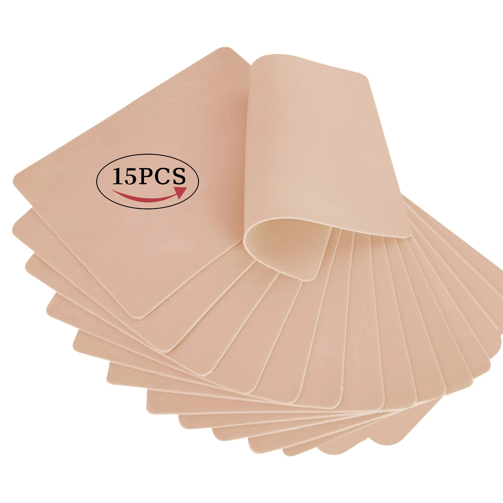 POSEIDON Silicone Tattoo Practice Skin Professional Double Fake Tattoo Skin For Permanent Makeup Tattoo Beginner Tattoo Supplies