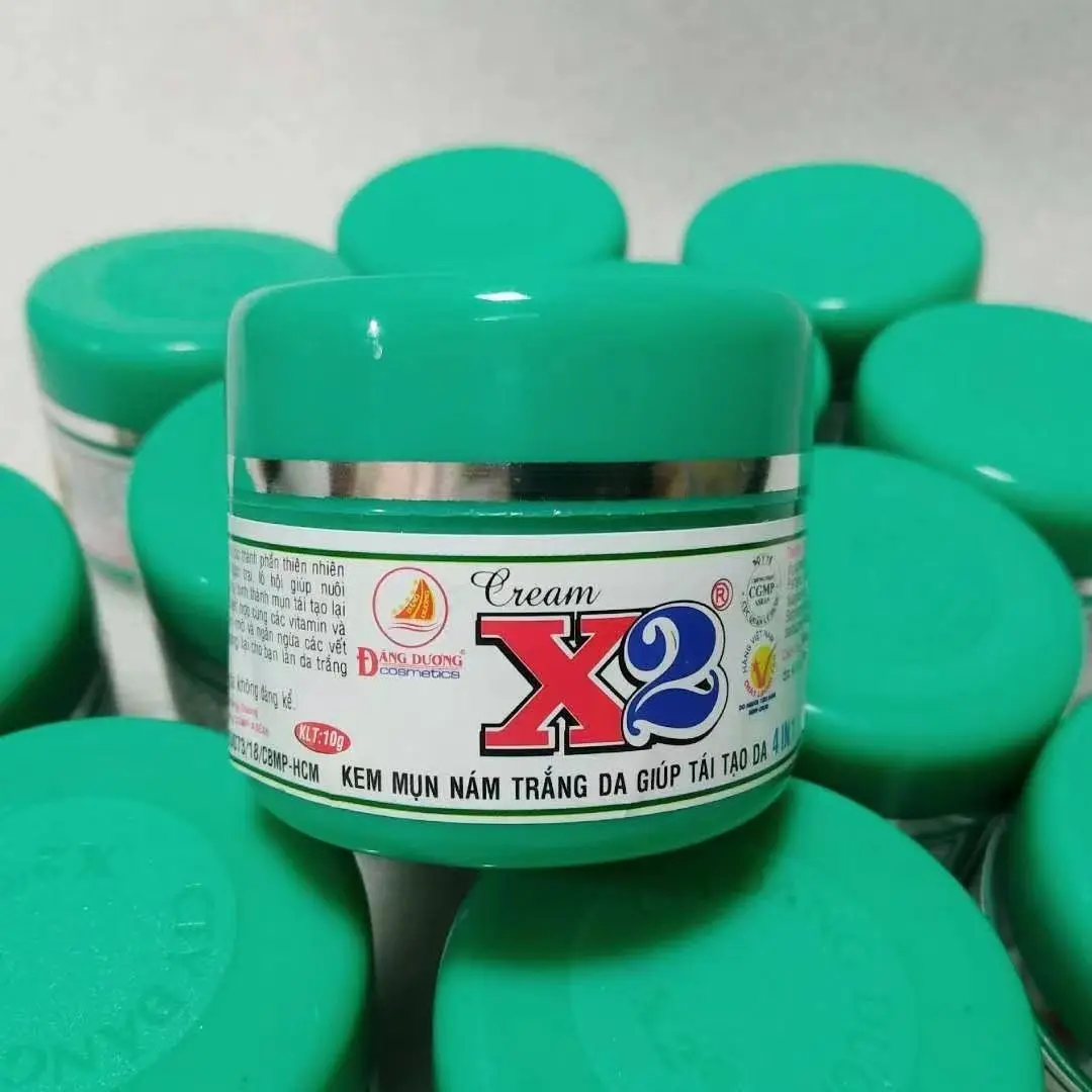 

Vietnamese Cream Kem Mun Nam Trang Da X2 Skin Care Reduces Melanin Exfoliating Deep Nourishing Beauty Health Snail Cream