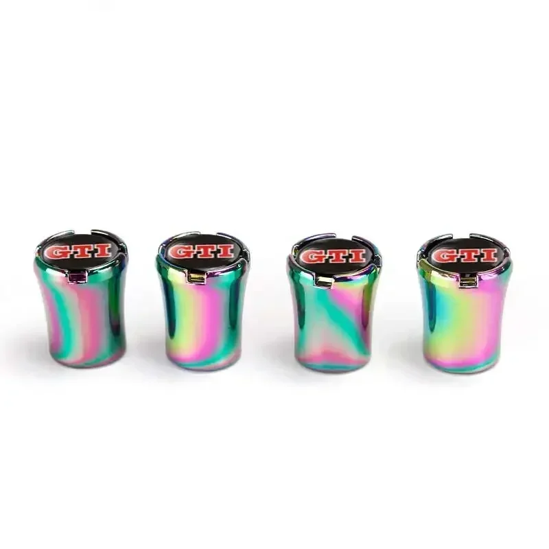 

2026 Hot Styling Mouldings For VOLKSWAGEN VW 4PCS Colorful Car Wheel Tire Stem Valve Caps Cover For Volkswagen Rline GTI Passat