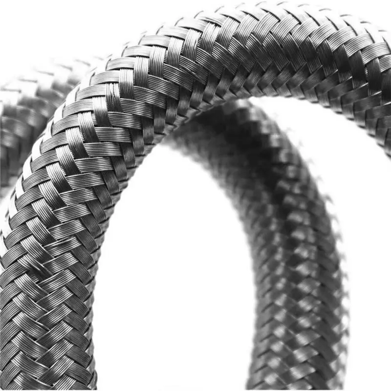 ABYN-Valve Stem Extensions, 4Pcs 7Inch/180Mm Stainless Steel Braided, 45 90 135 Degree Valve Stem Extender Adaptors