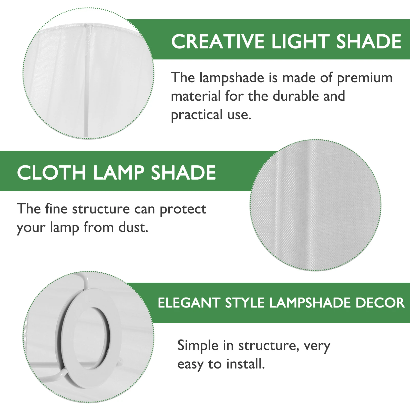 

1Pcs Creative Light Shade Cloth Craft Elegant Lampshade Home Table Lamp Decor Indoor Lamp Cover Creative Light Shade