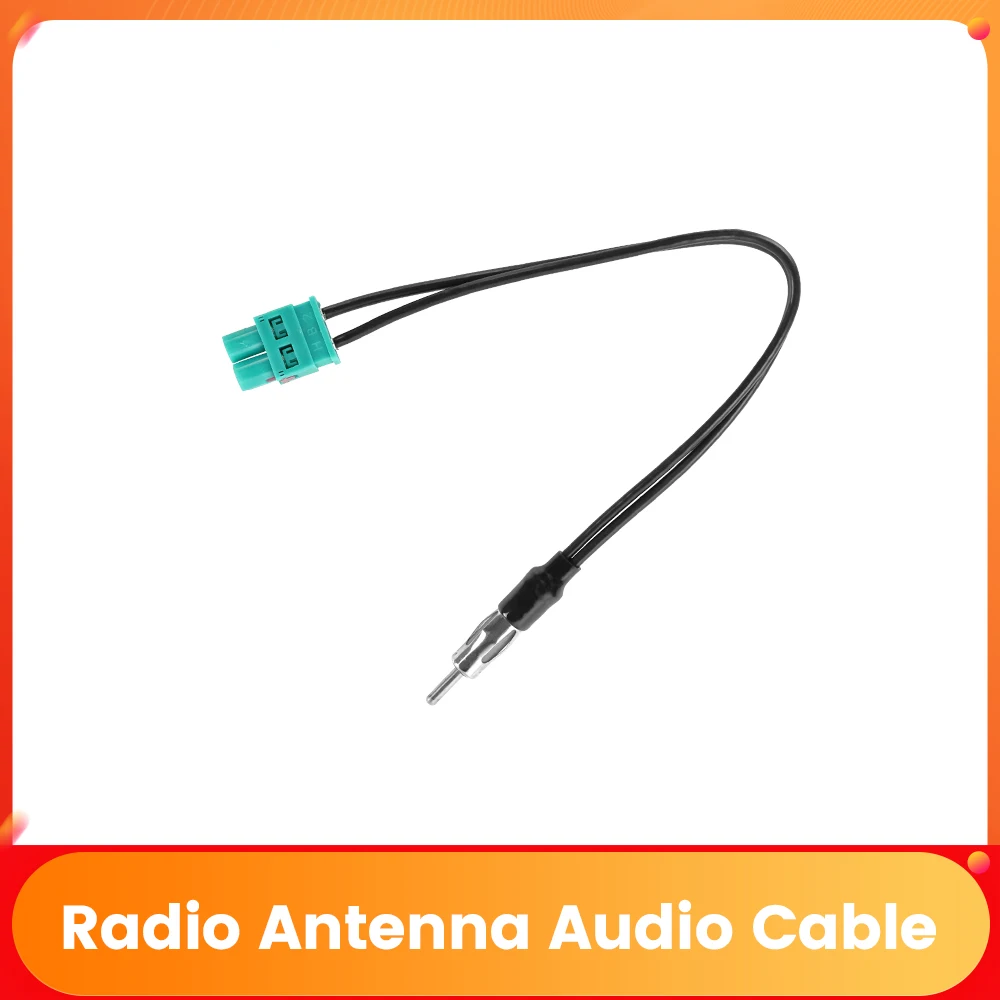 Car Radio Audio Cable Adaptor Antenna Audio Cable Male For Audi/VW/Volkswagen Android FM Radio Antenna Vehicle Signal Aerial